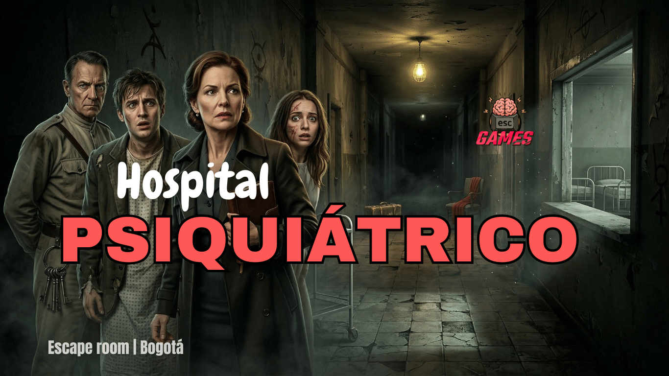 Salas de escape room Bogotá  Hospital psiquiátrico